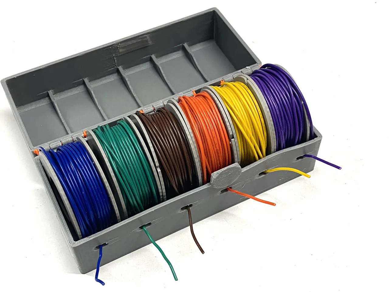 Cable Rolls and Dispenser (e.g. 26 AWG) by Tritschi, Download free STL  model