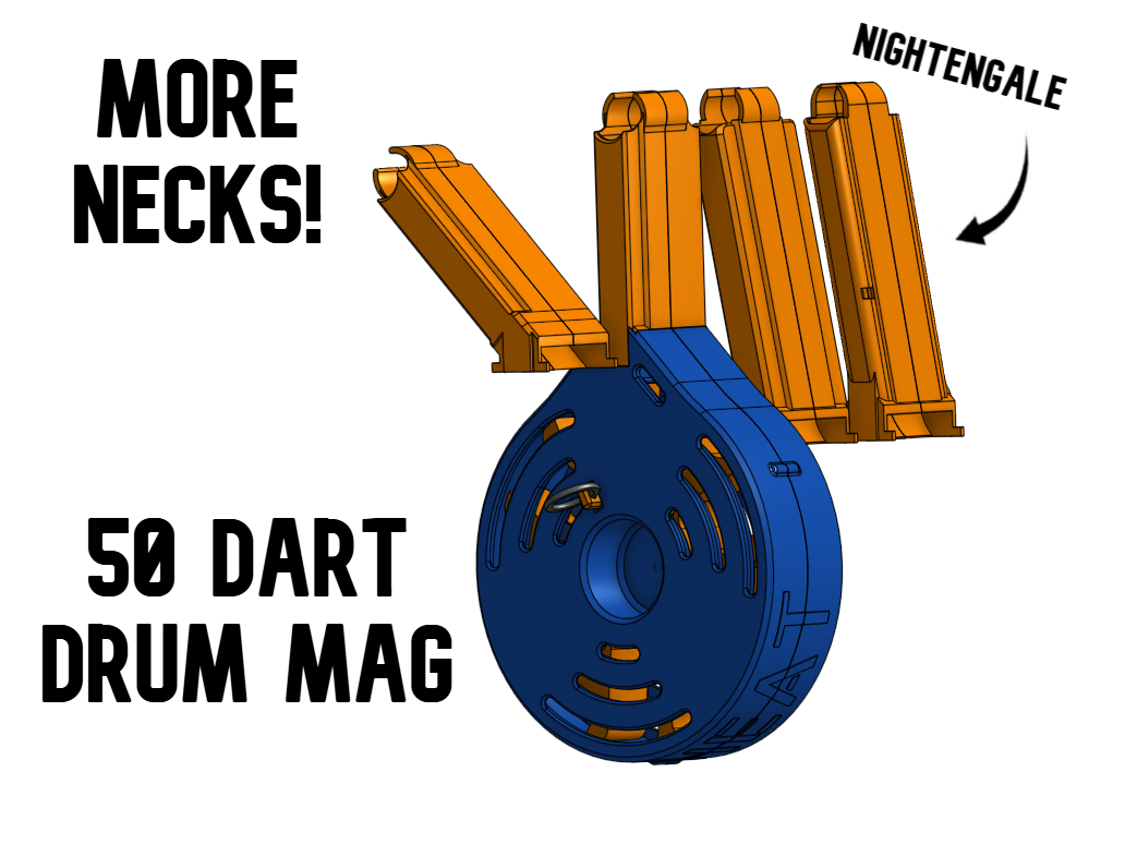 (More Necks!) The Overheat Drum - The Stupidly Simple 50 Round Talon Drum Mag