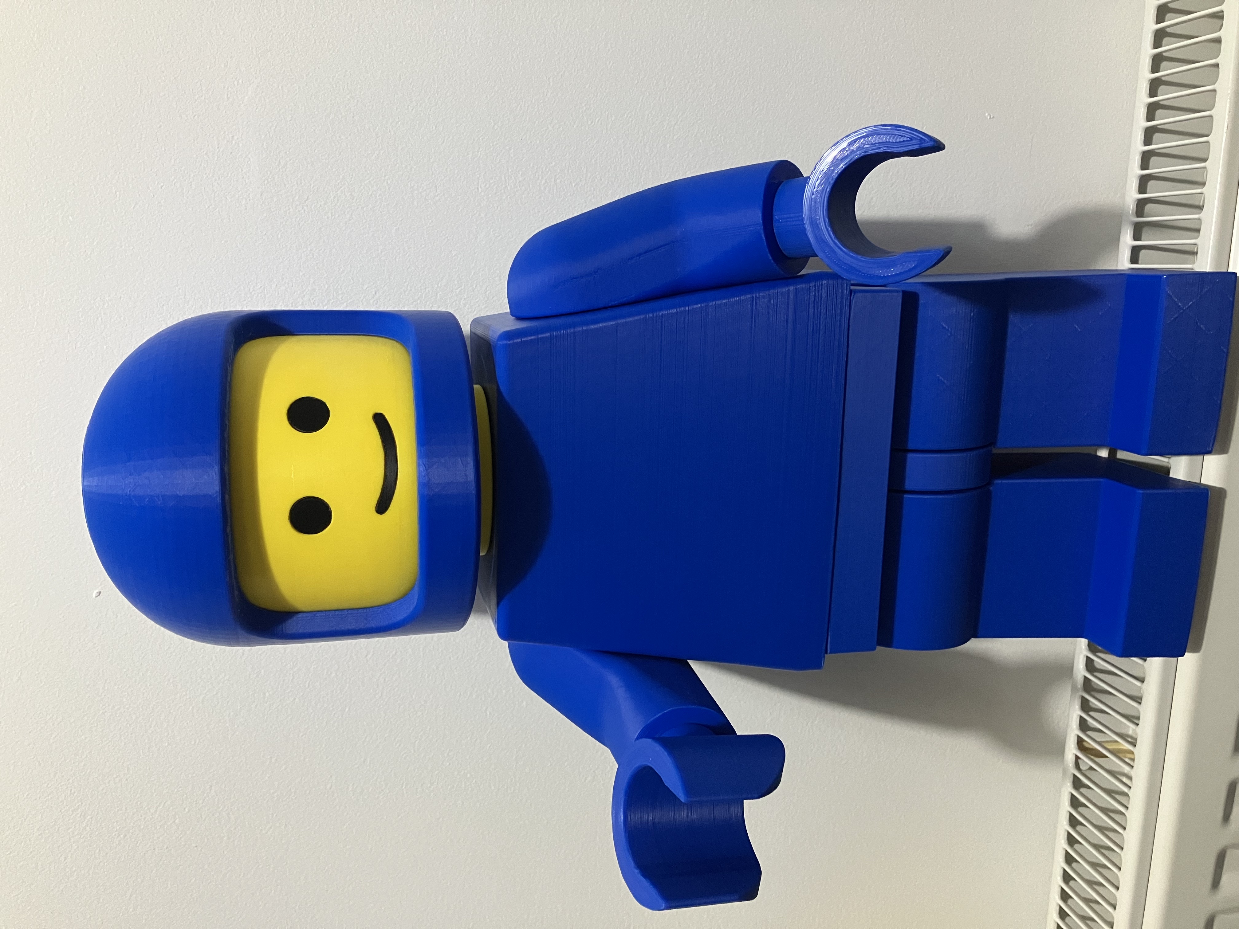 Spaceman Helmet for Mega Lego-like Minifigure (10:1 scale)