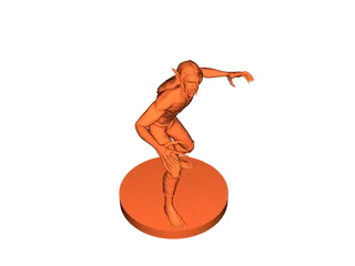 Figurine Female Vampire Spawn - Miniature Next Level Miniatures - Occasion