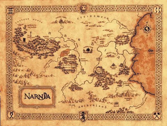 Narnia Map - hueforge
