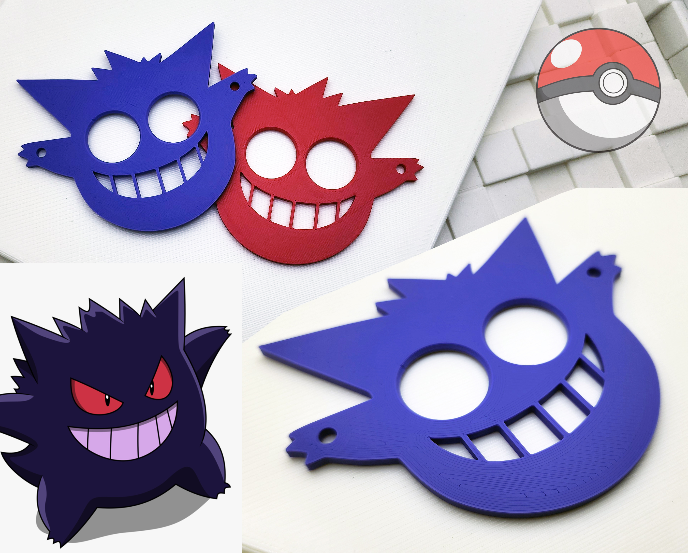 Gengar Self-Defense Keychain