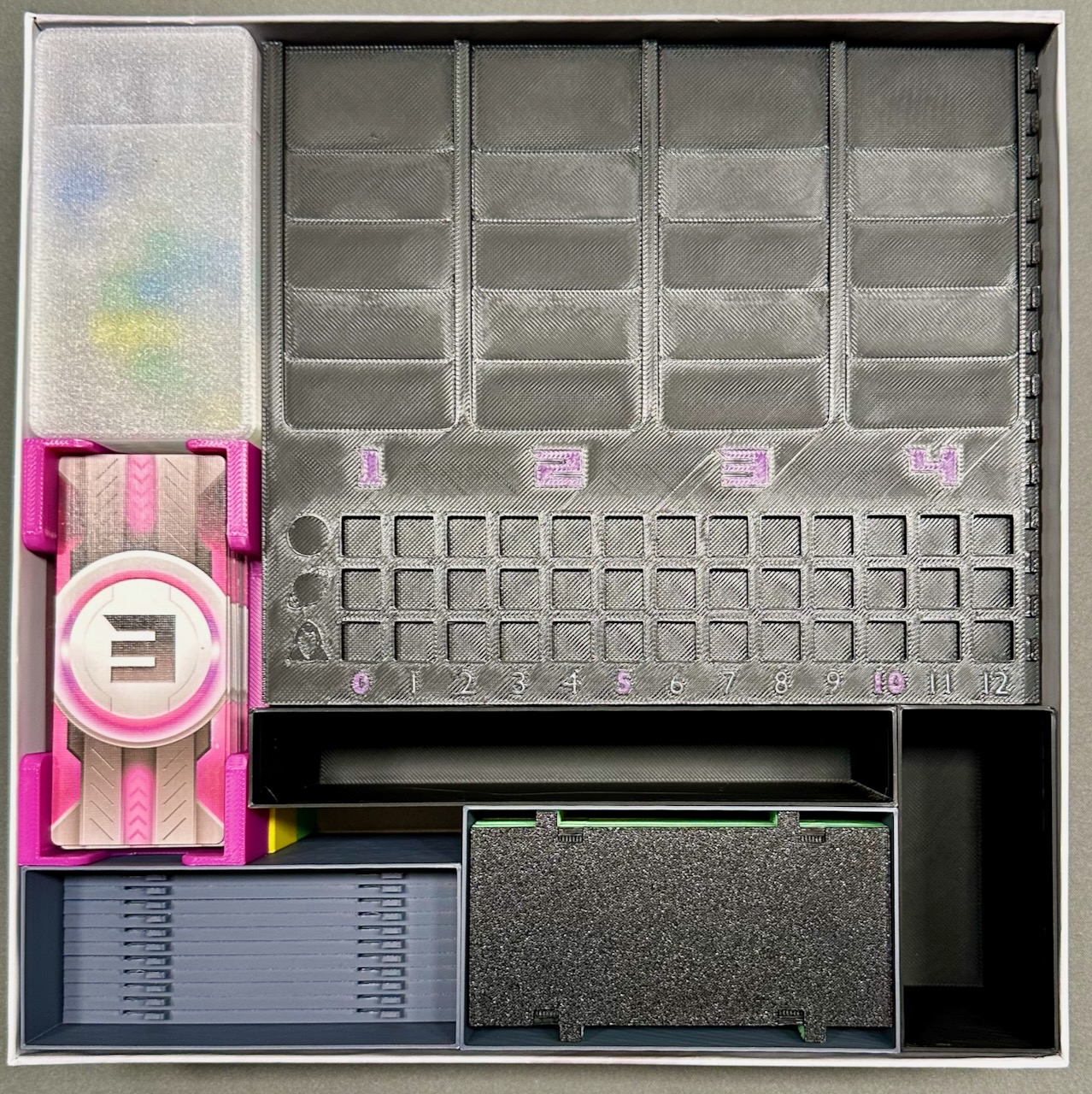 Space Base insert to work with custom player boards and card grids