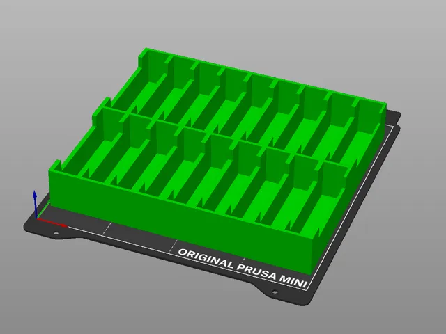 18x 2.5" HDD/SSD Storage (15mm drives) - Thingverse Remix