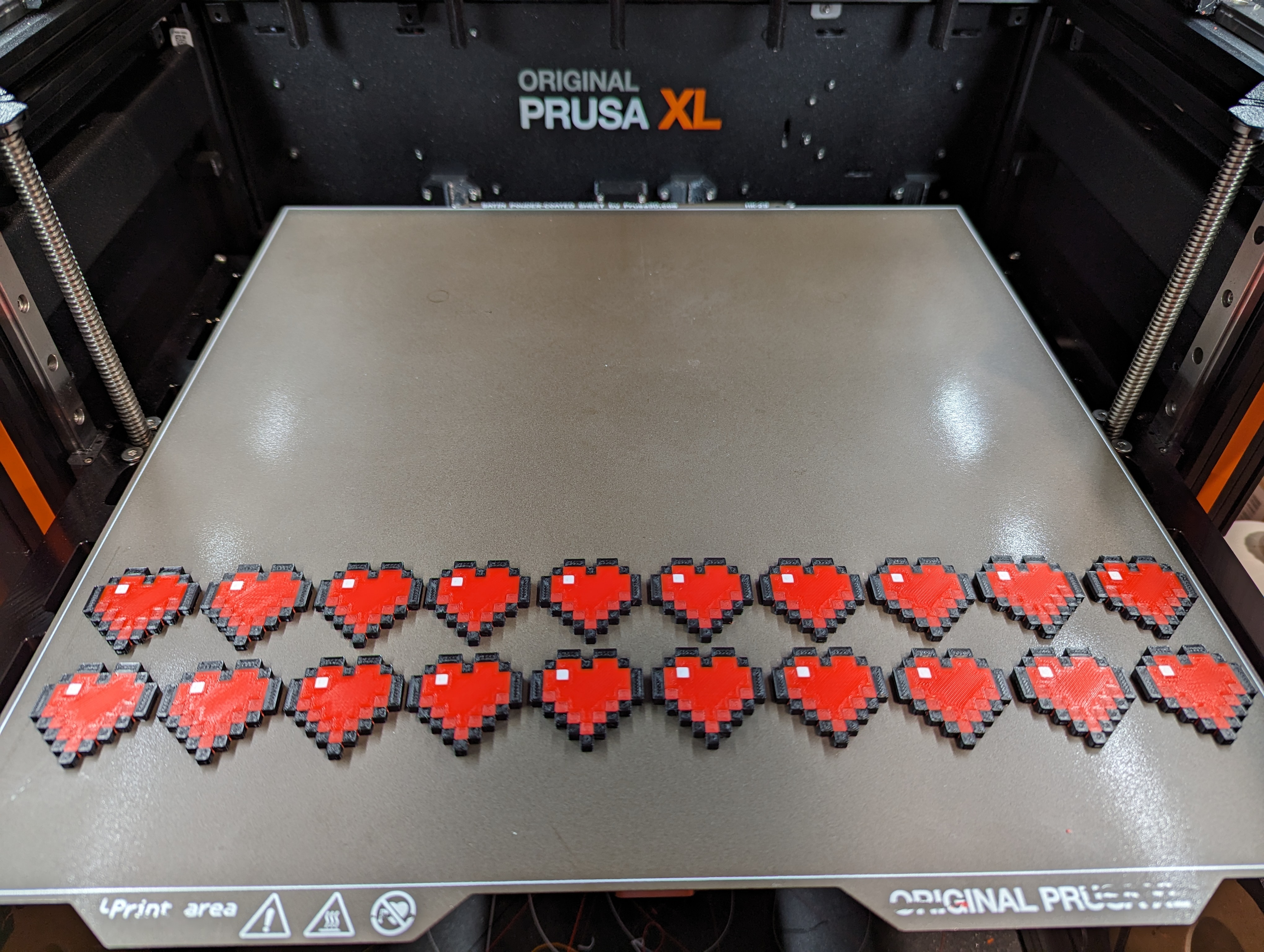 Minecraft Hearts Multicolor