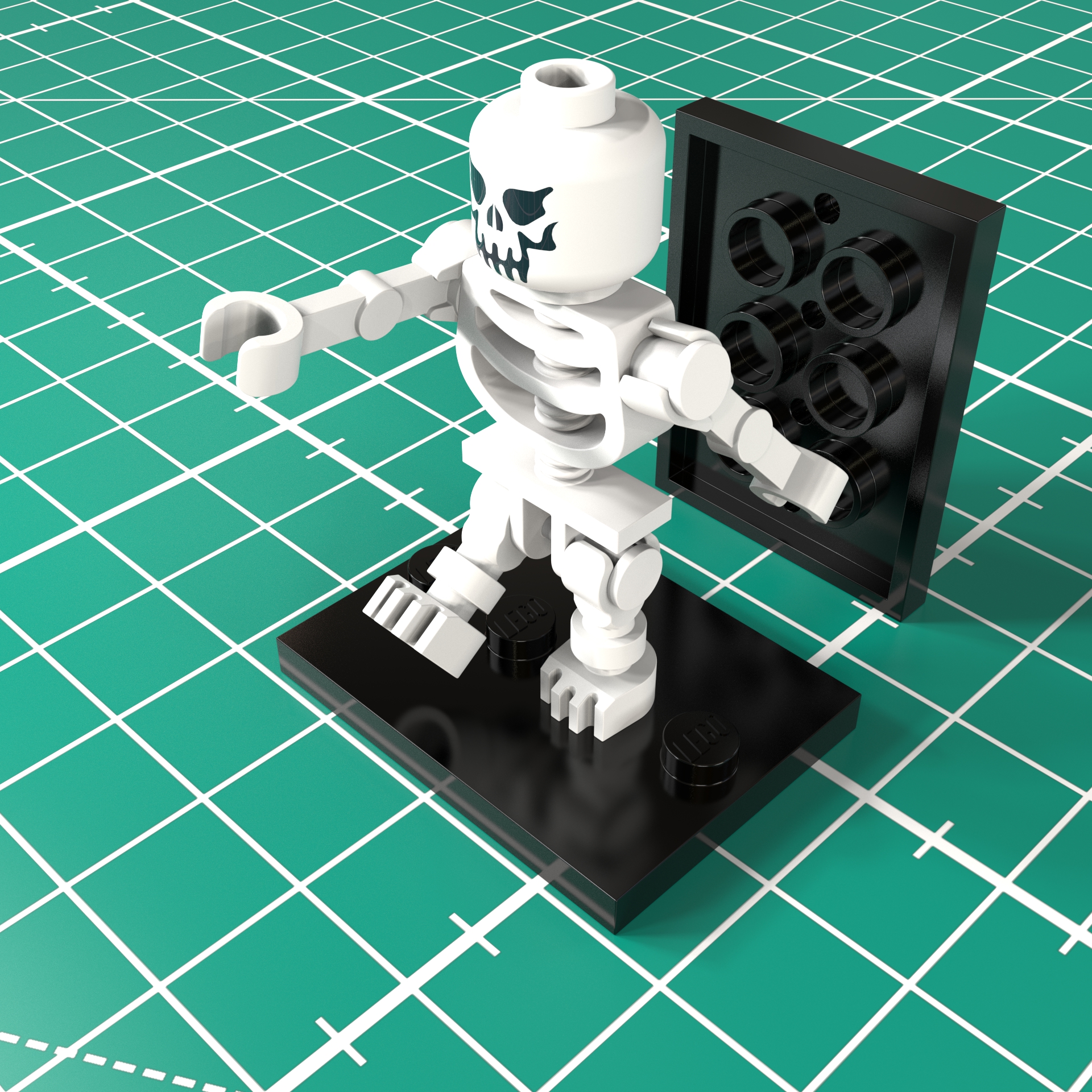 Lego Minifigure Plate