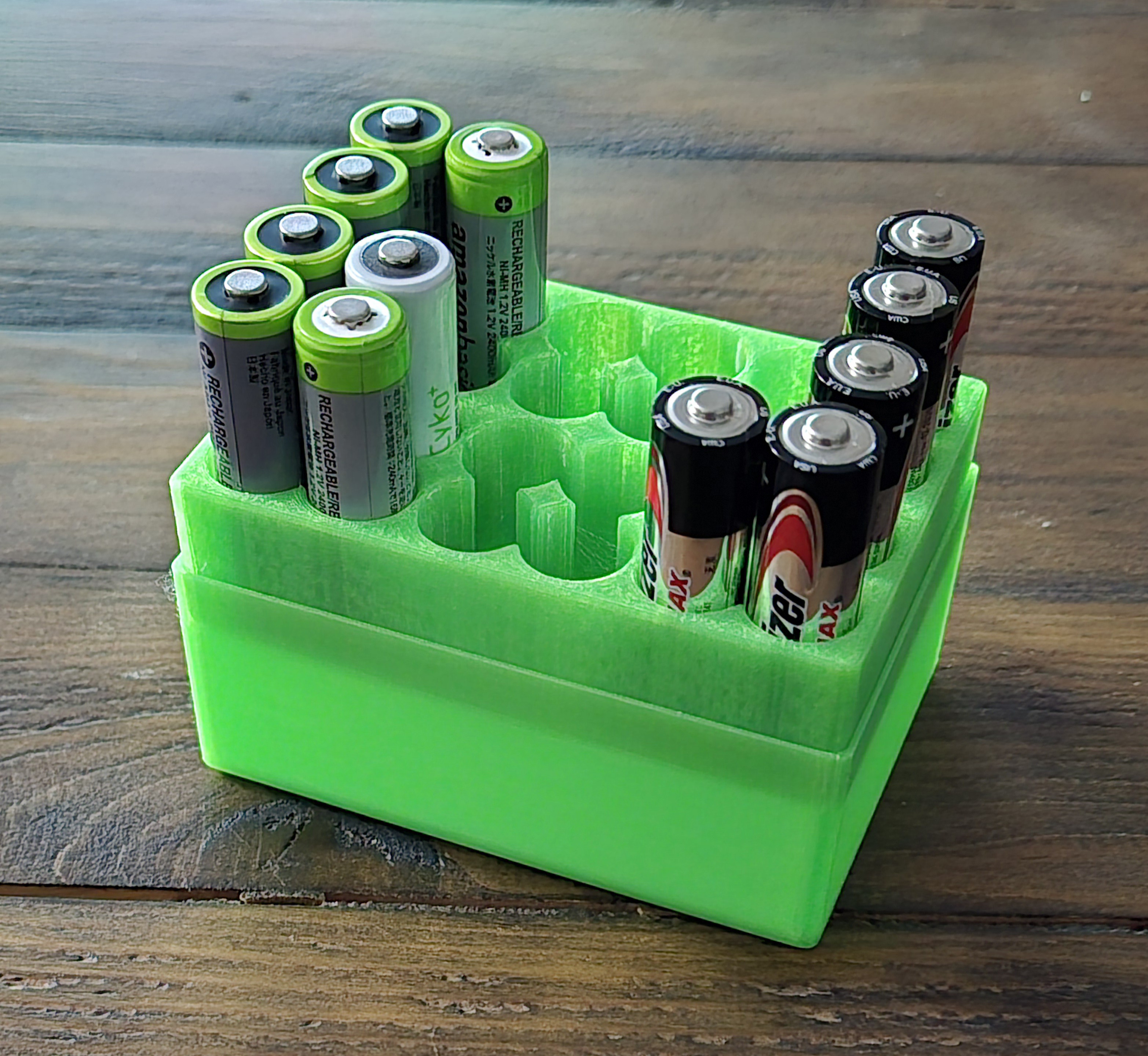 AA battery box by Mark Livingston Download free STL model