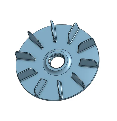 Motor Cooling Fan V3 - Press Fit with Spring Hub