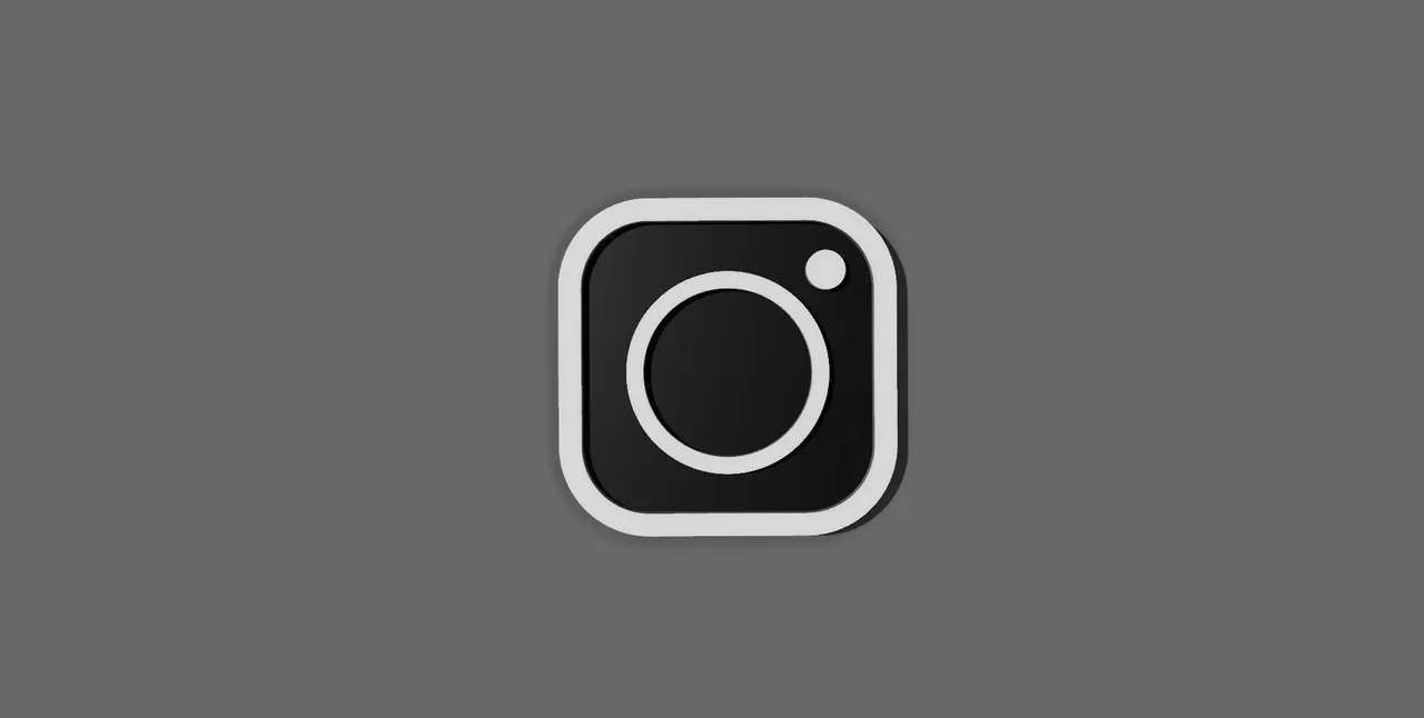 Glossy Instagram 3D Render Icon 9673730 PNG