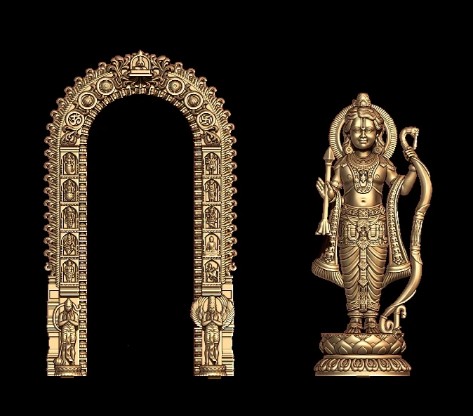Ram Lalla Murti 3D Model