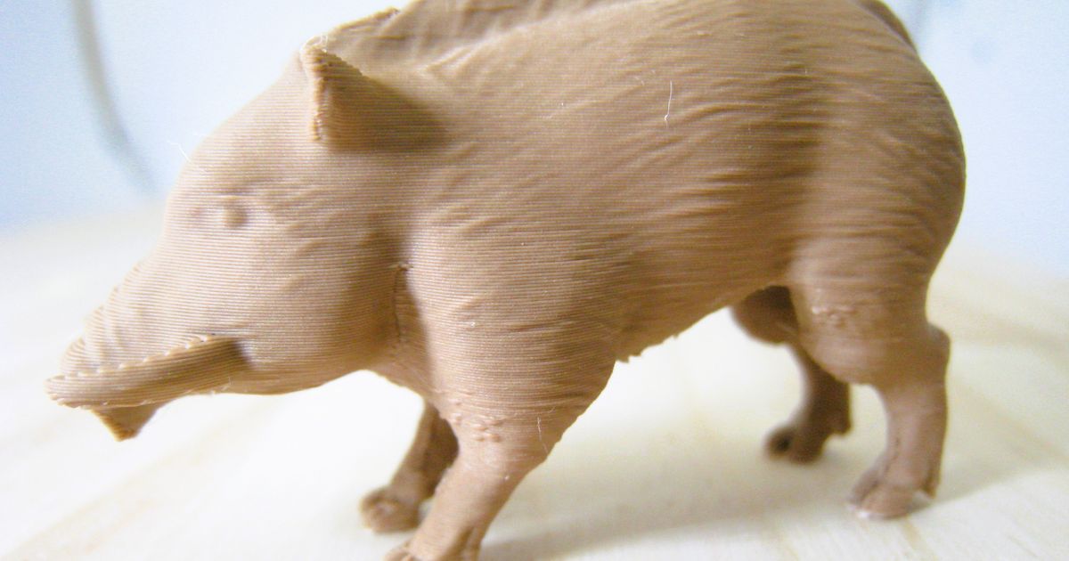 Wild Boar by Lali3d | Download free STL model | Printables.com