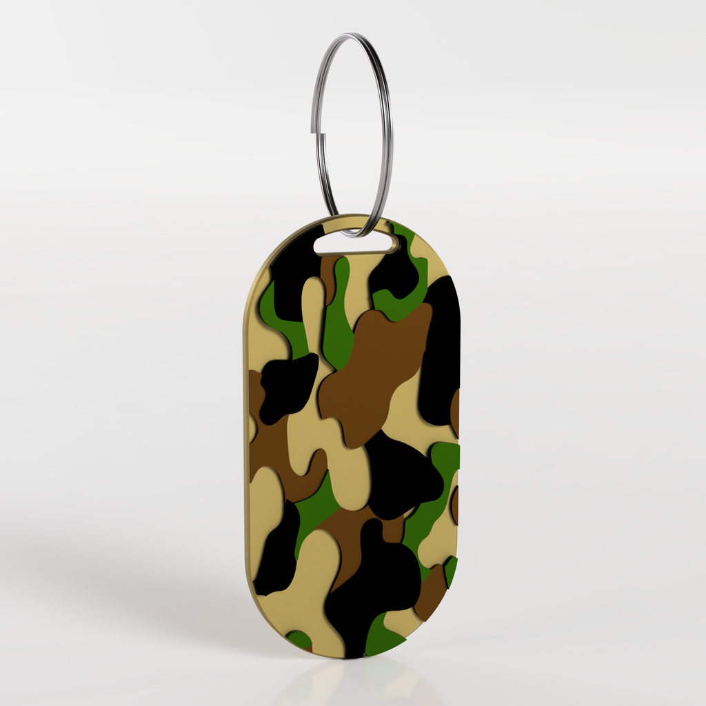 Camouflage keychain