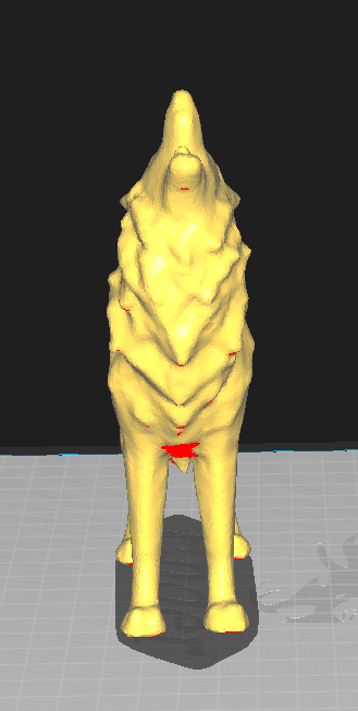Miniatura 2 do modelo 3D Howling Wolf