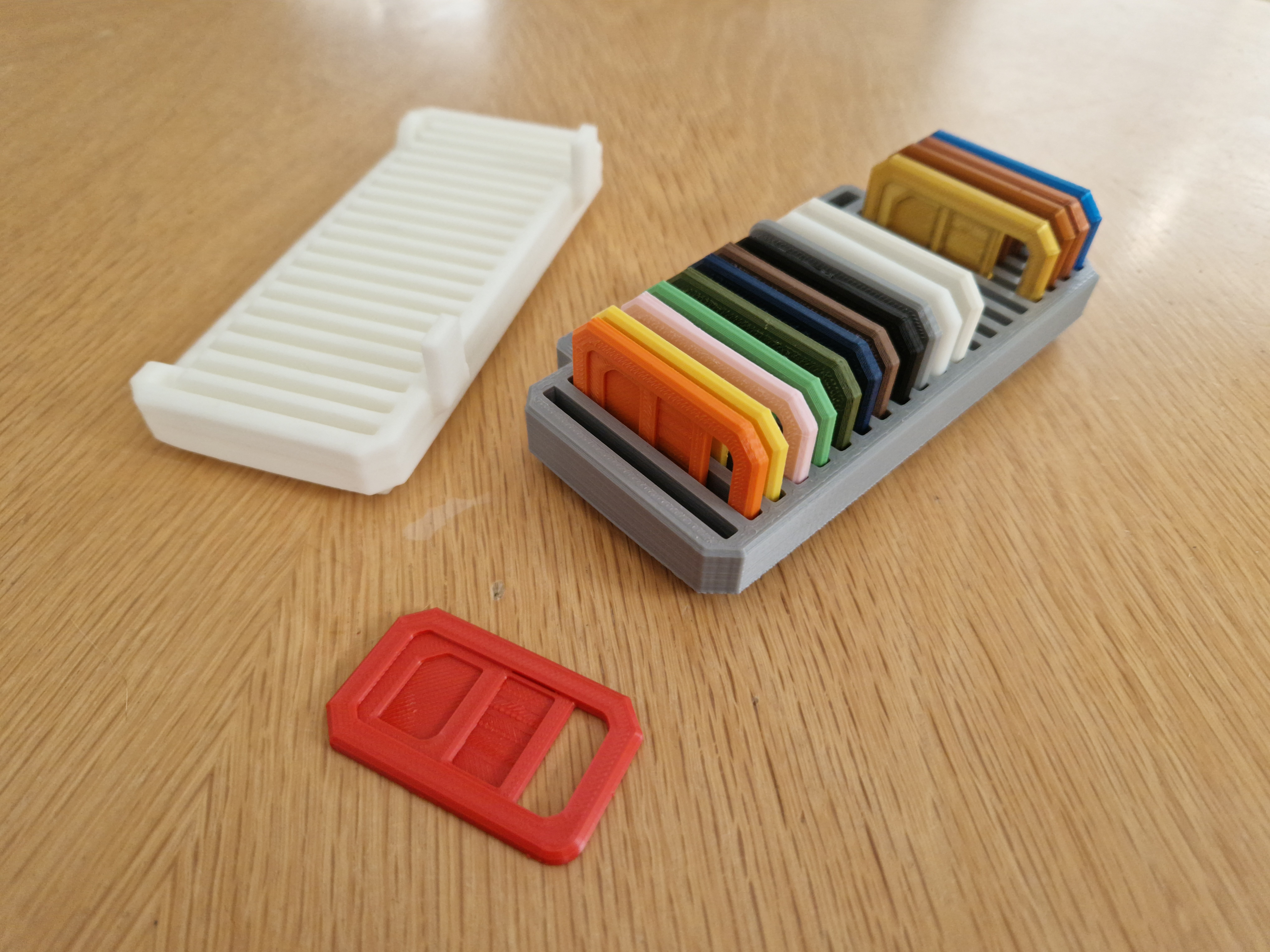 Filament sample with box