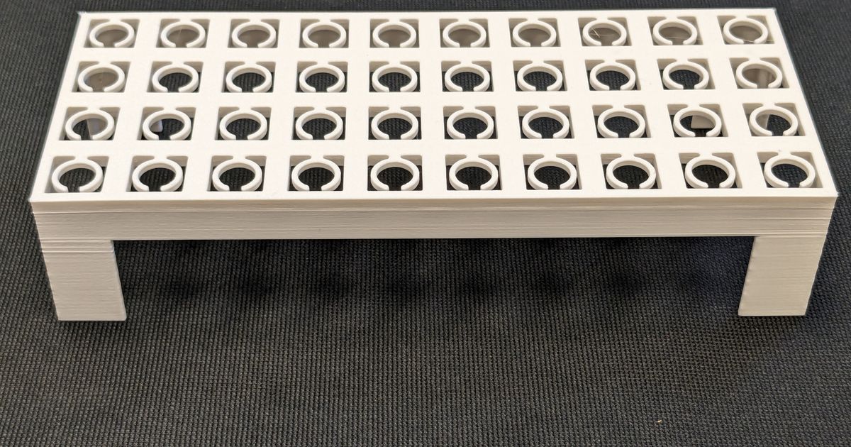 Eppendorf (Microcentrifuge) Tube Rack - 40 tubes by GeoffP | Download ...