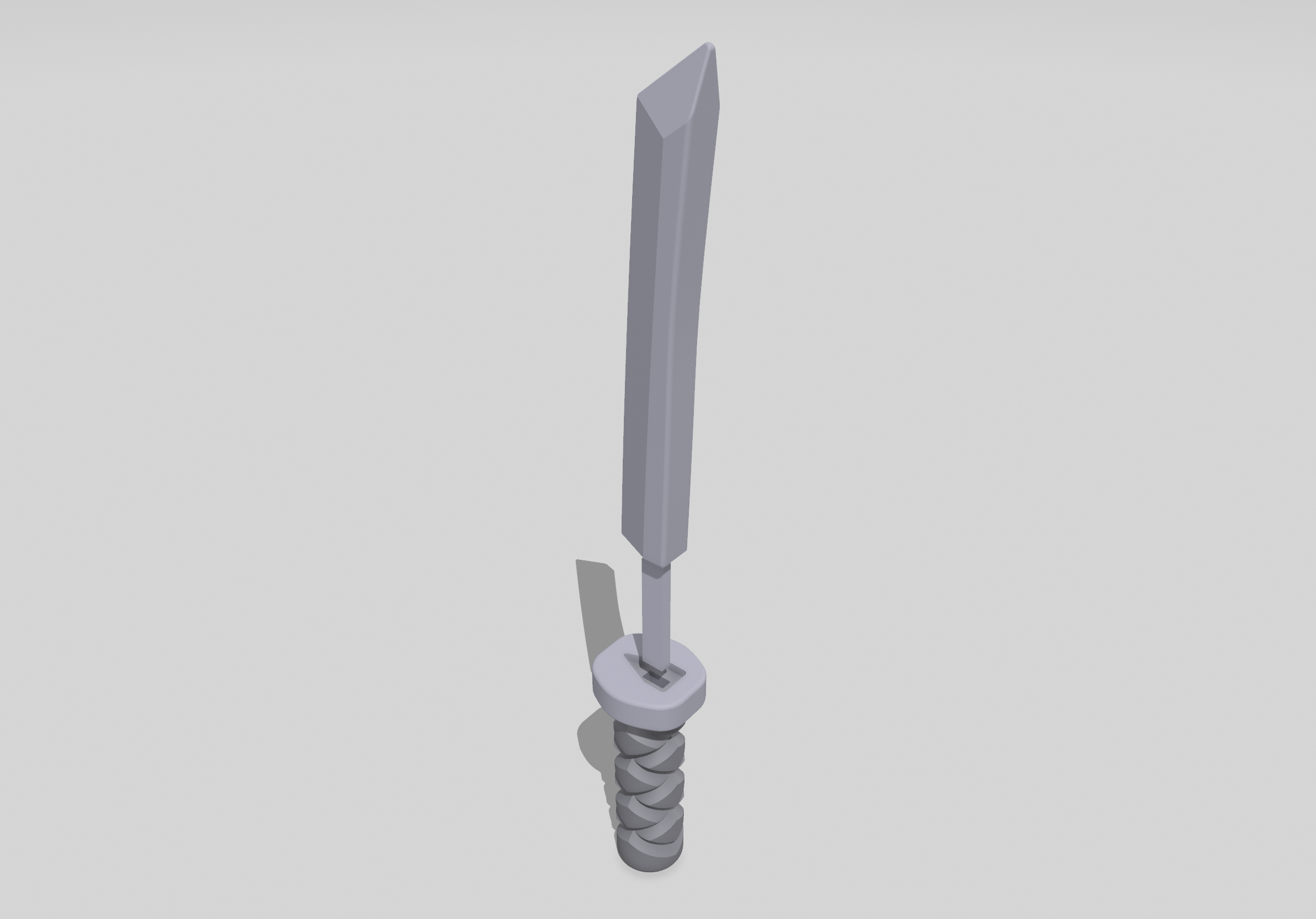 (lifesized) Lego Katana by Noel Saradjuk Download free STL model