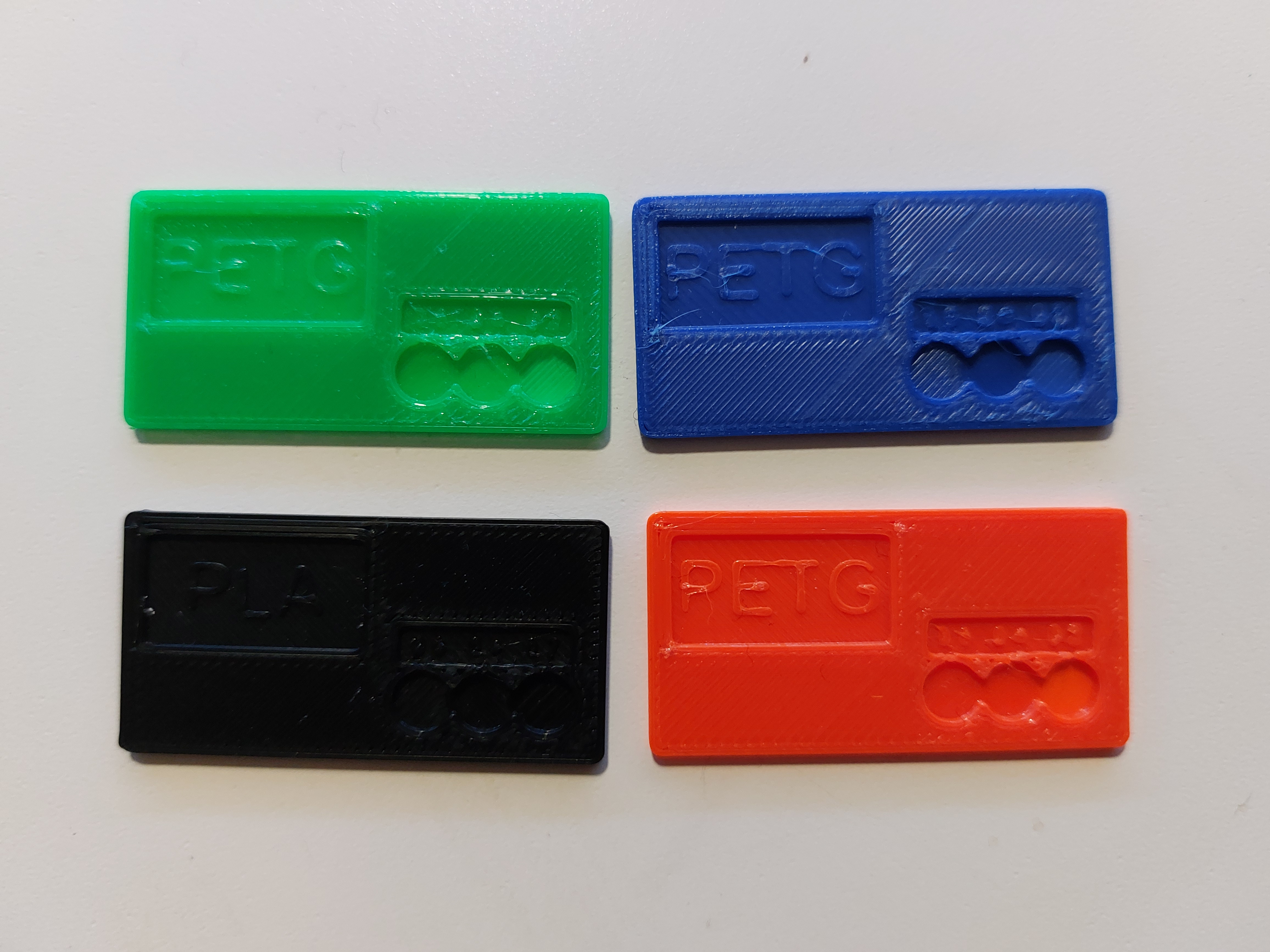Mini Sample Cards for Filament