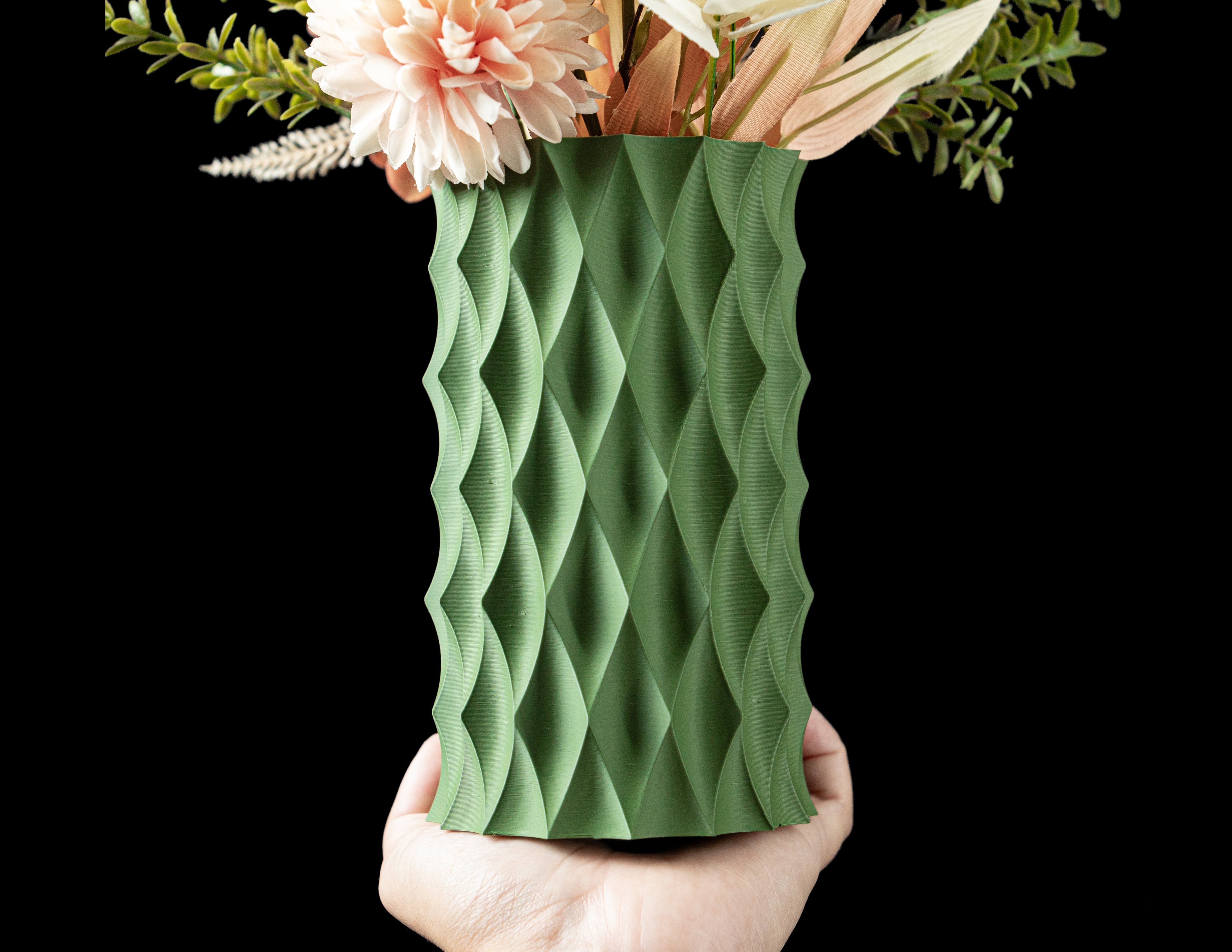 Diamond Flower Vase by MODERN MACHINE