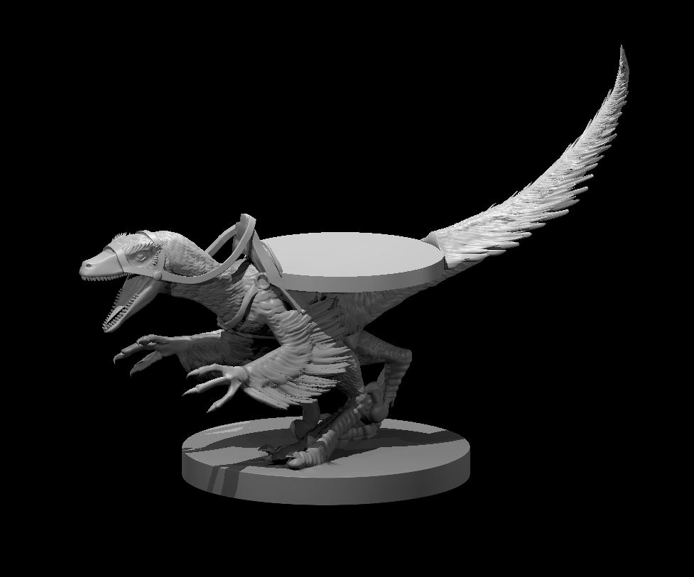 Deinonychus Mount with Small Mini Slot