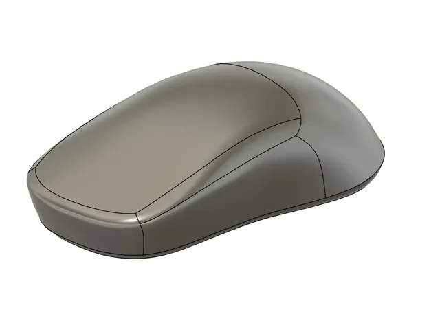 Mouse shape forms STEP/F3D files