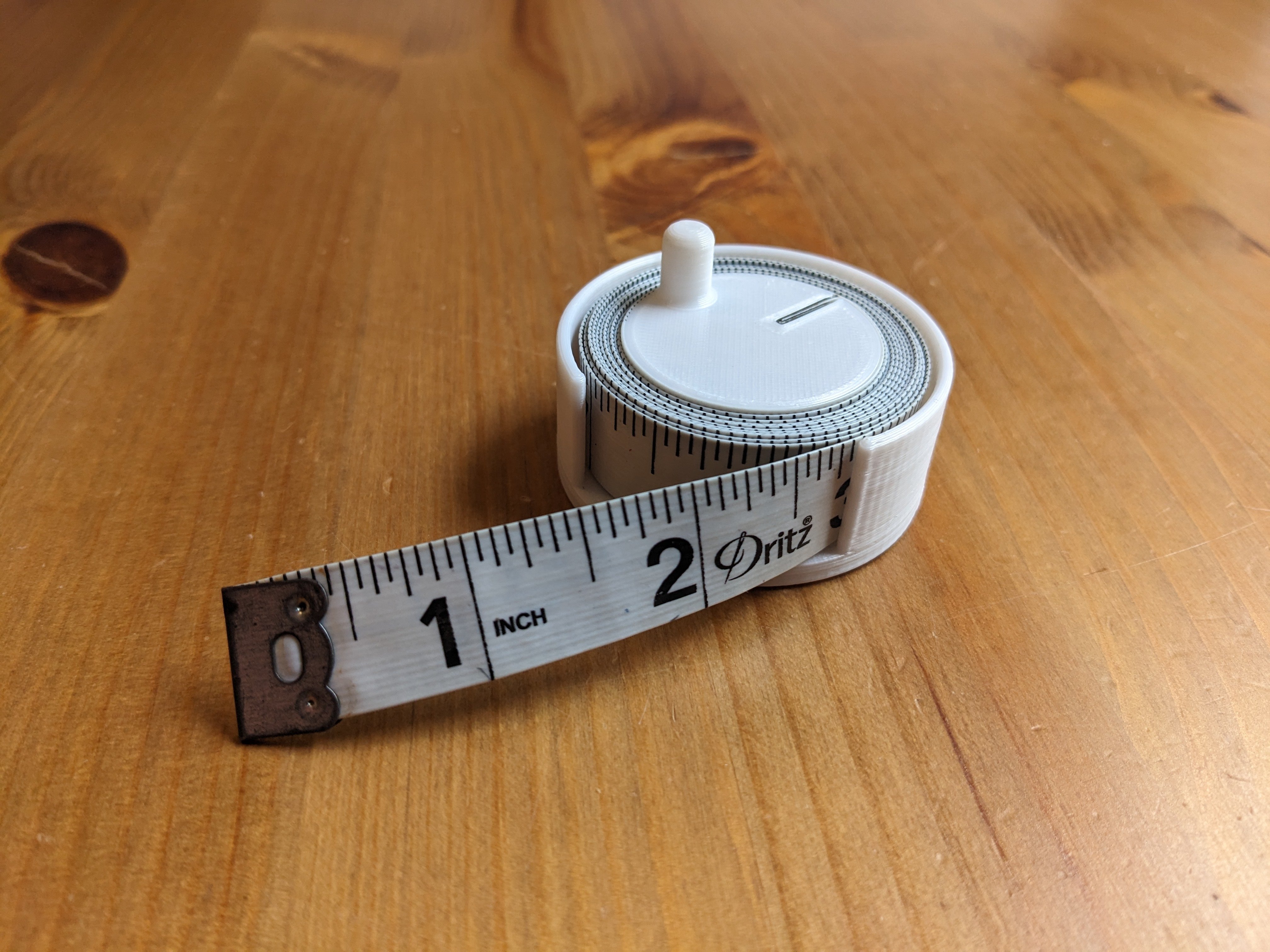 Soft Tape Measure Spool 3D model thumbnail