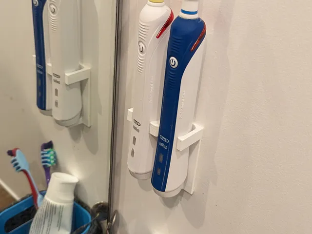 Oral-B electric toothbrush wall mount