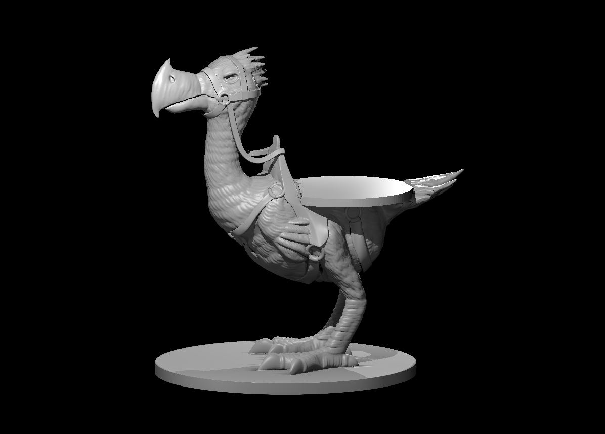 Axe Beak Mount w Mini Slot