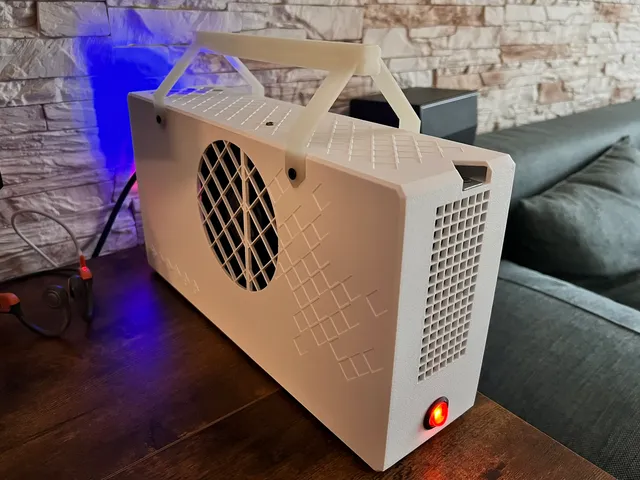 Minimalist BC-250 Case (mid fan - high pressure - less heatsink modding)