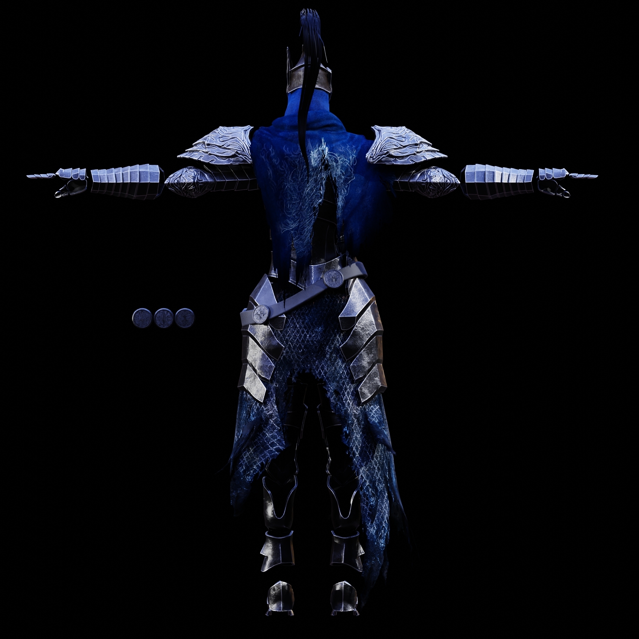 ULTIMATE ARTORIAS FULL PLATE ARMOR COSPLAY LIFESIZE – HELMETS, SWORD & SHIELD FAN ART STL — miniatura 38