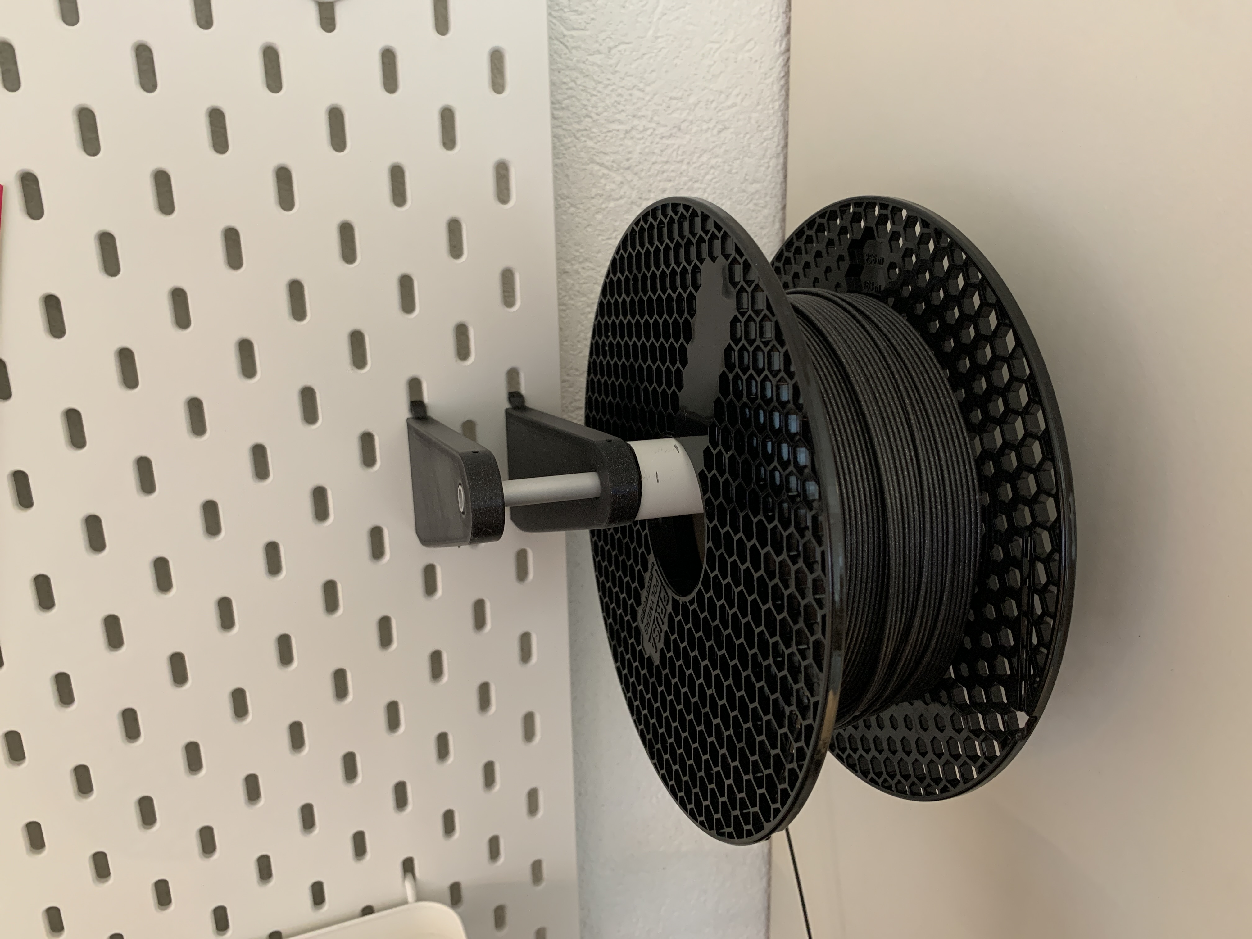 Ikea Skadis spool holder