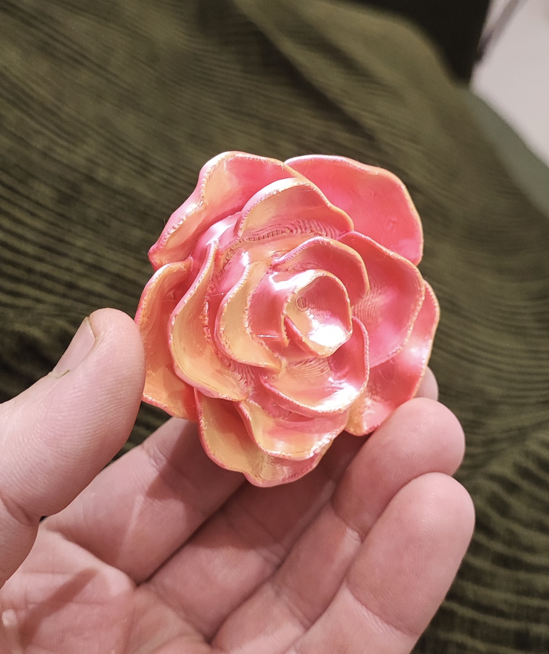 Miniatura 2 do modelo 3D Valentine Rose ring