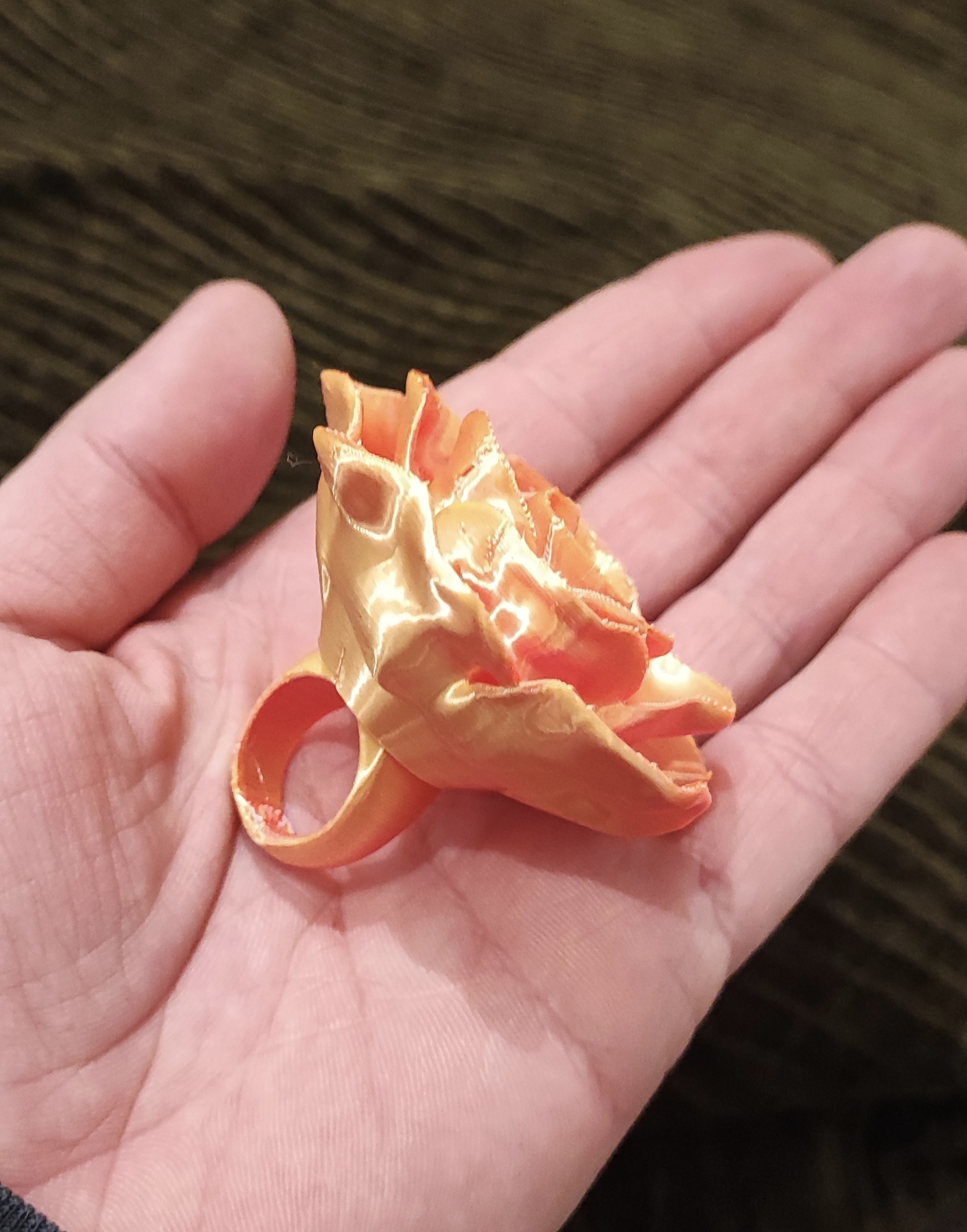 Miniatura 3 do modelo 3D Valentine Rose ring