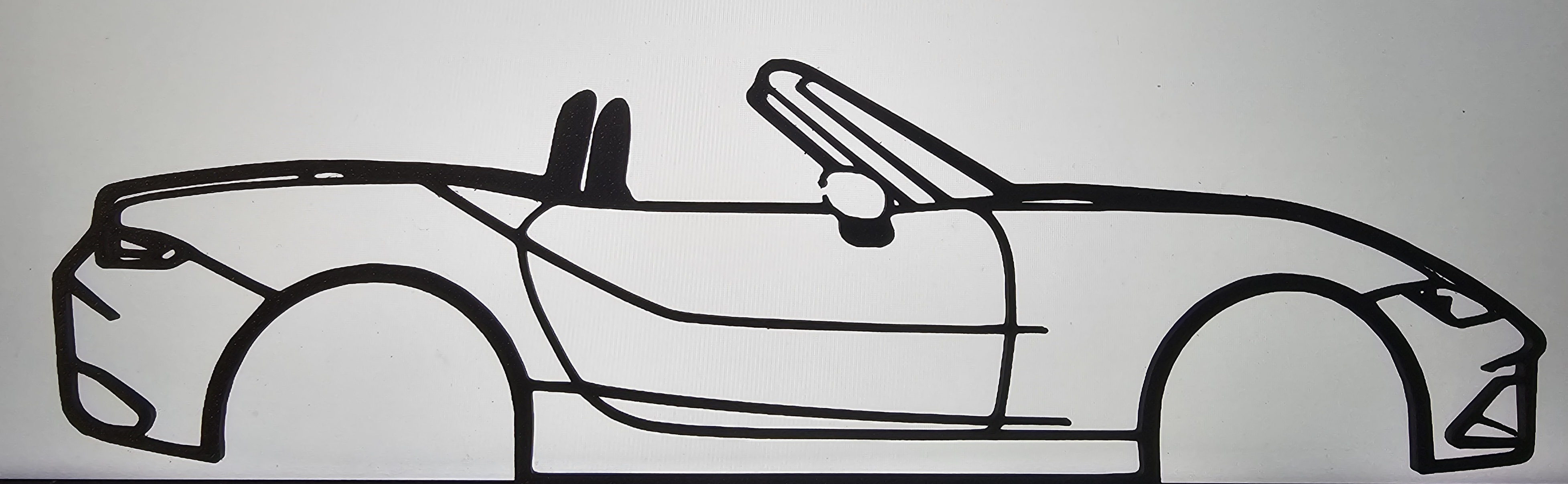 ND Mazda MX-5 Miata Silhouette / Wall art