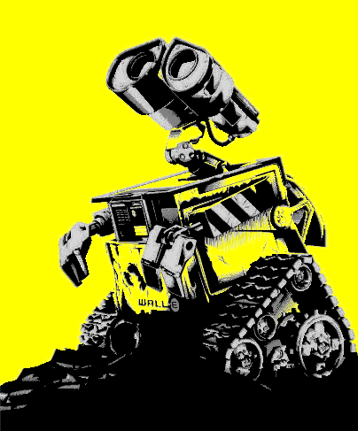 WALL-E  "Filament Painting"