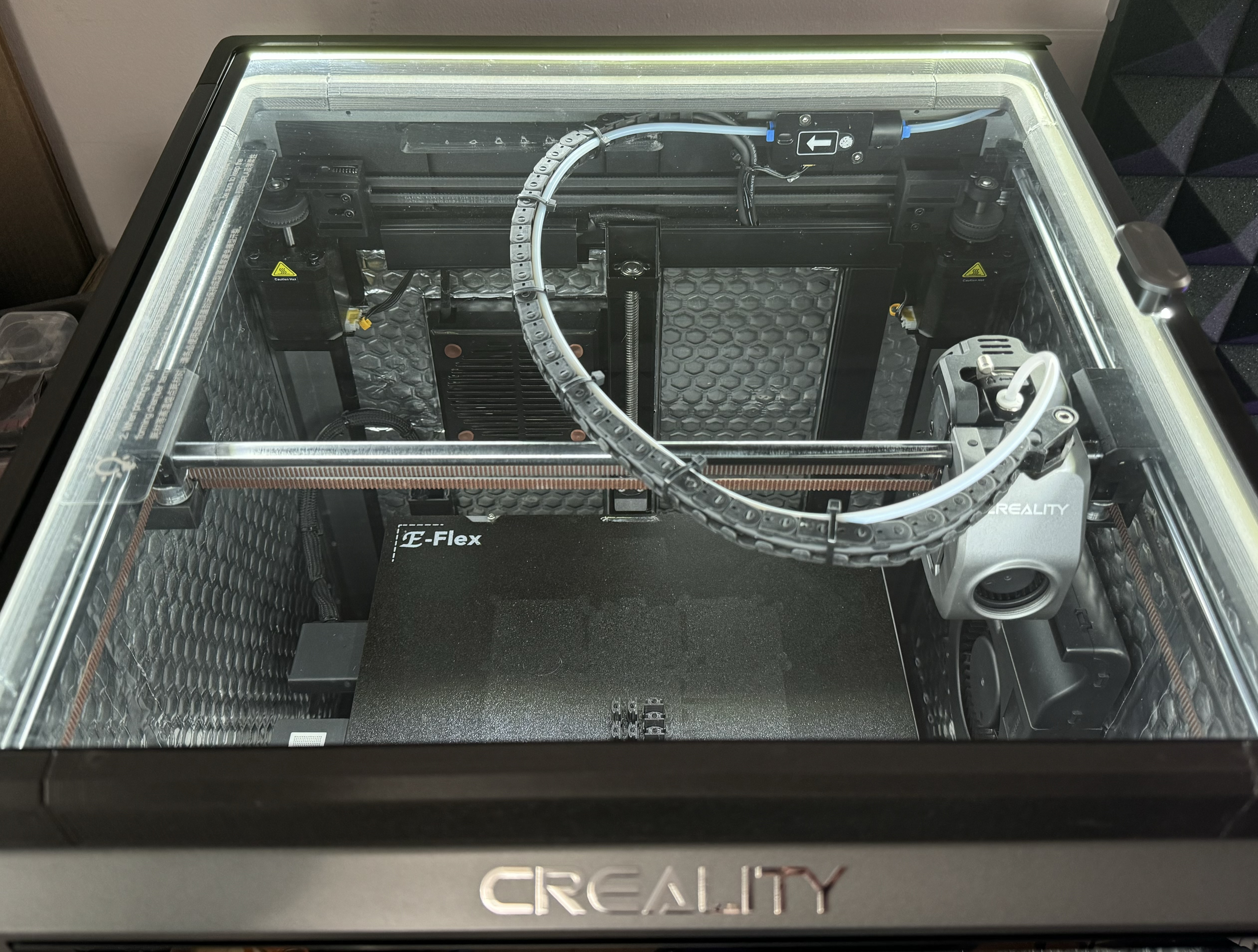 Creality K1 Max: Sliding Lid Riser