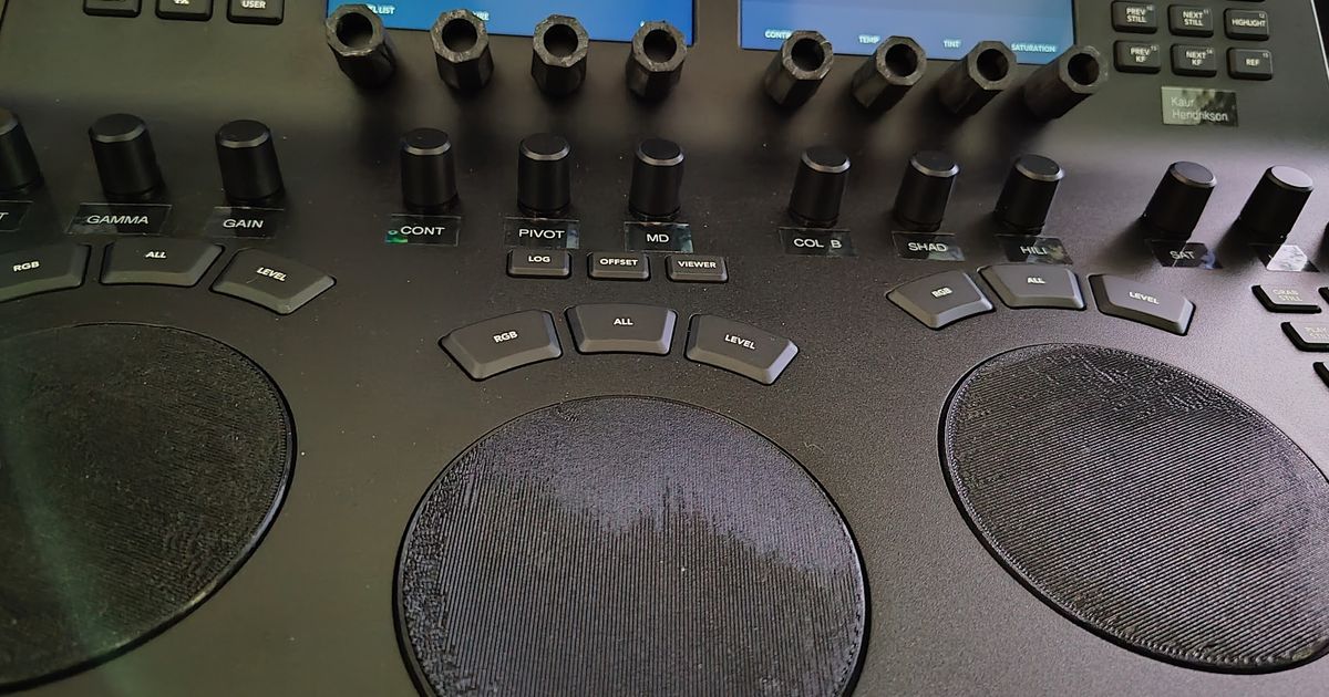 DaVinci Resolve Mini Panel Trackball Replacement by KaurH Download