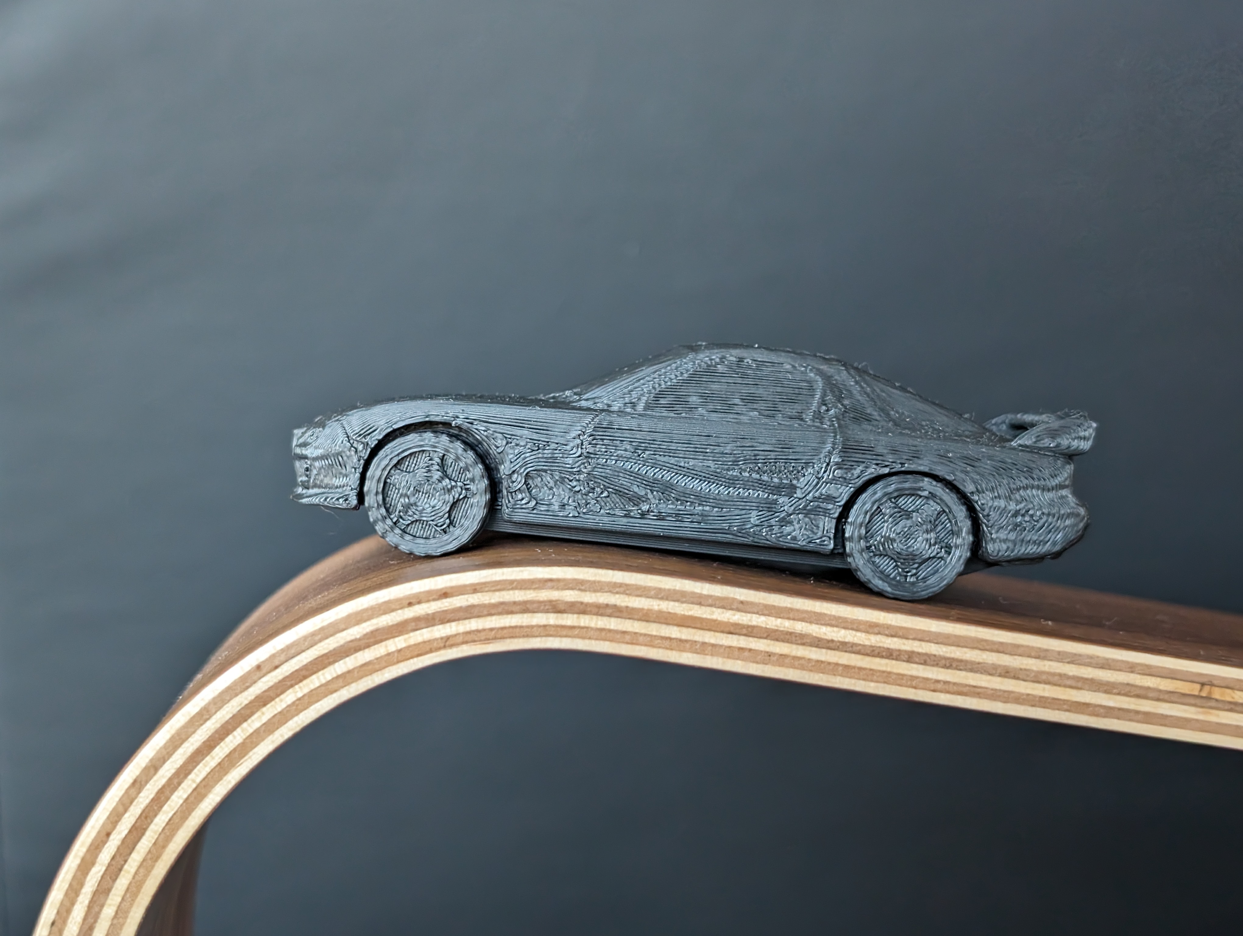 Mazda RX7 Print in Place with moving wheels