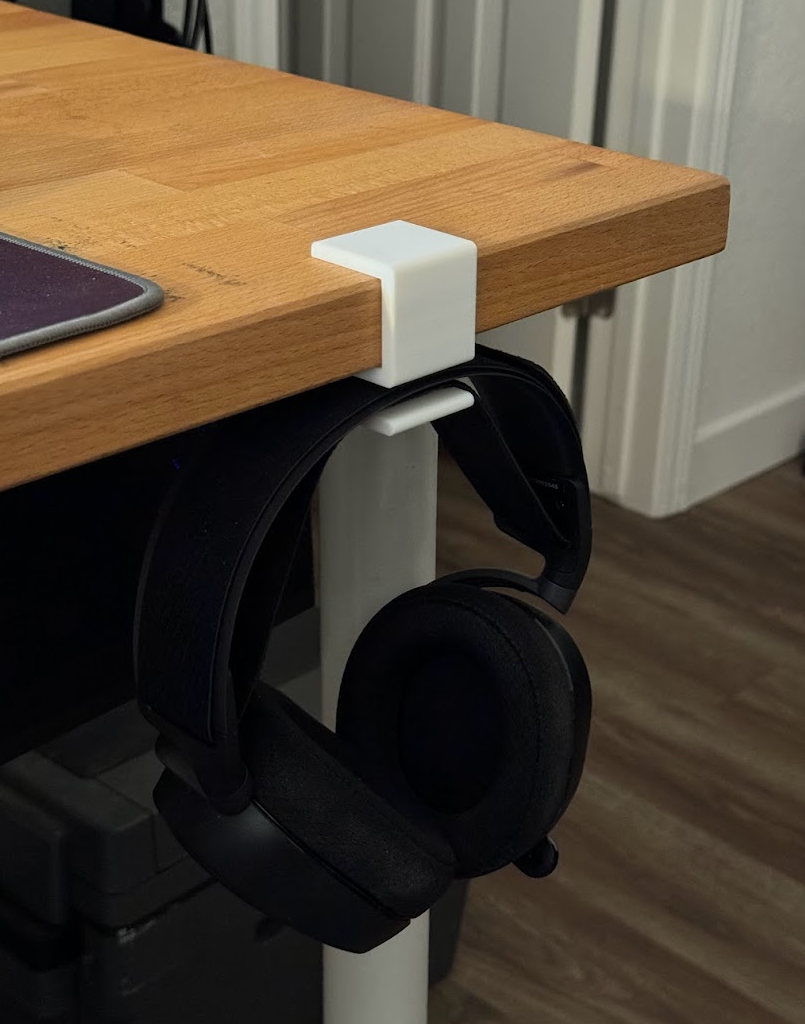 28mm desk Headphone Mount, 10cm clearance