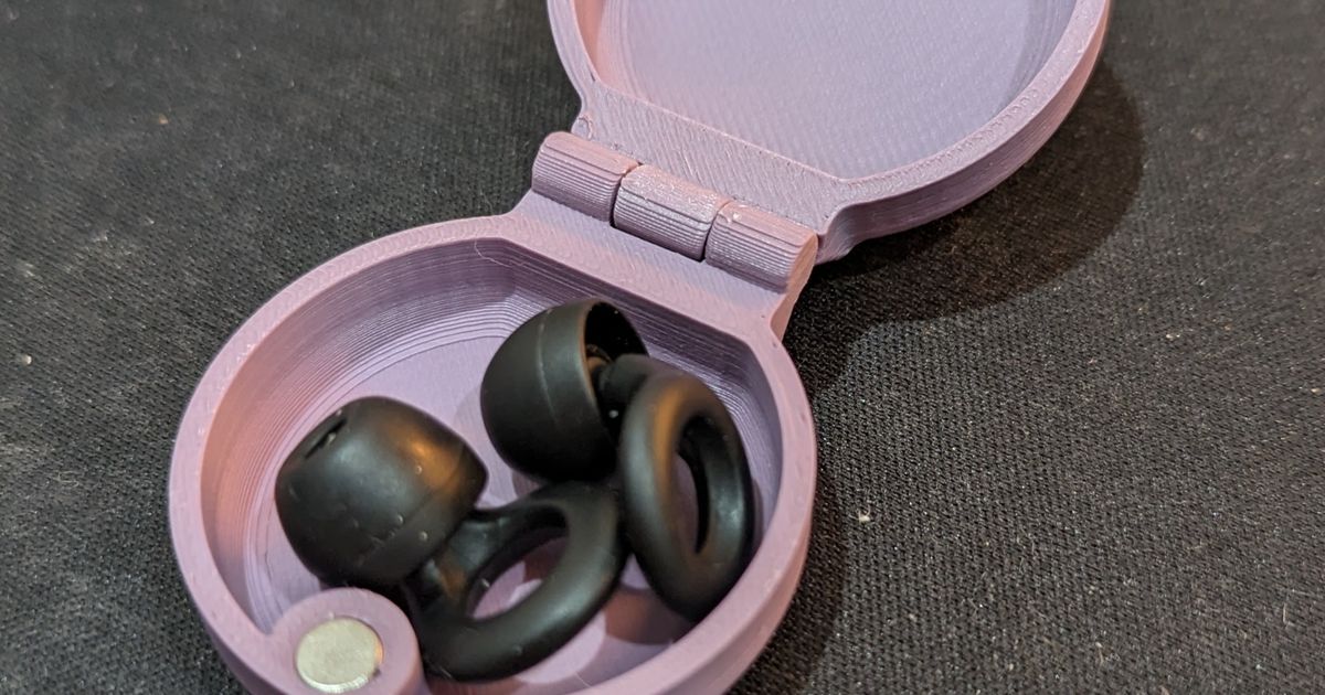 Print in Place Loops Ear Plug Case by _loafers Download free STL