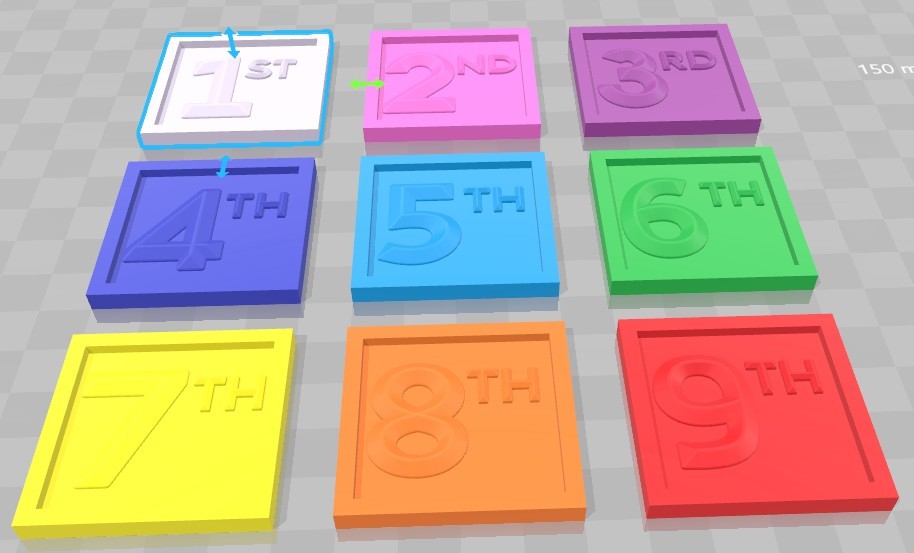 D&amp;D Spell Slot tokens by JovieLynne | Download free STL model ...