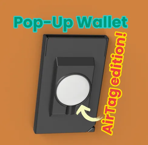 Pop-Up Wallet. AirTag Edition