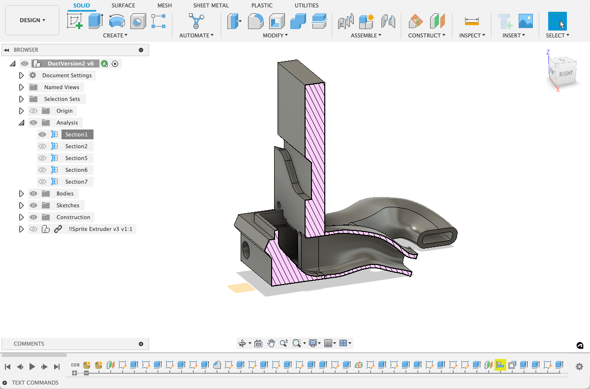 Basic stock ender 3  S1 Pro blower fan duct upgrade CAD files