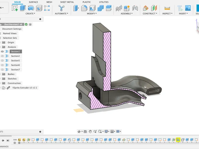 Basic stock ender 3  S1 Pro blower fan duct upgrade CAD files
