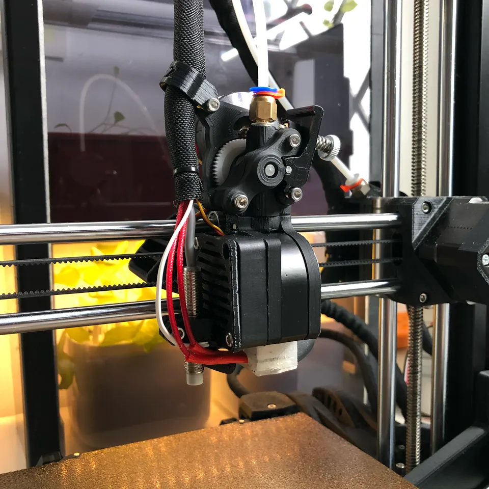Prusa Mini Direct Hextruder by 3DP-MAMSIH, Download free STL model
