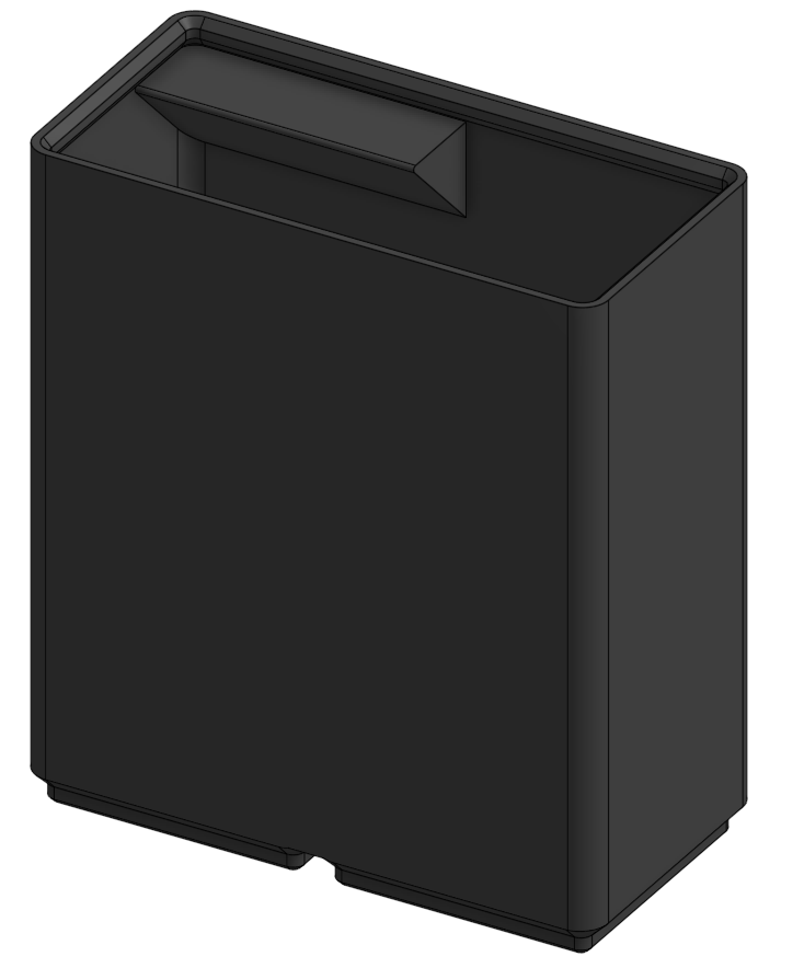 Gridfinity box for aidB Eurobox UTZ Rako 400x300 x 120&75mm