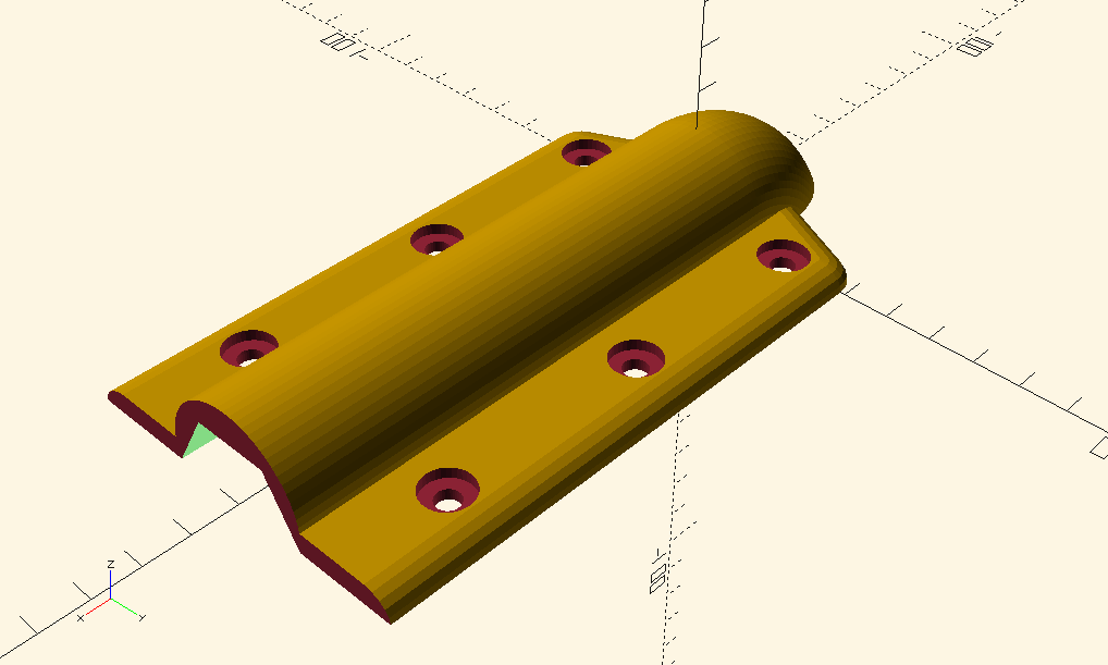 Conduit Cover (hex inner shell)