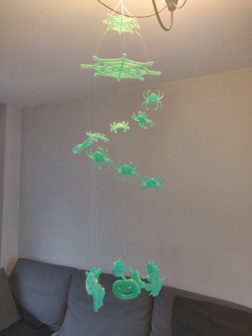 Halloween windchime/mobile