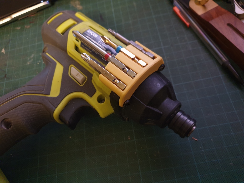 Bit holder for RYOBI Impact Driver and drill (R18ID2 & R18PDBL) by