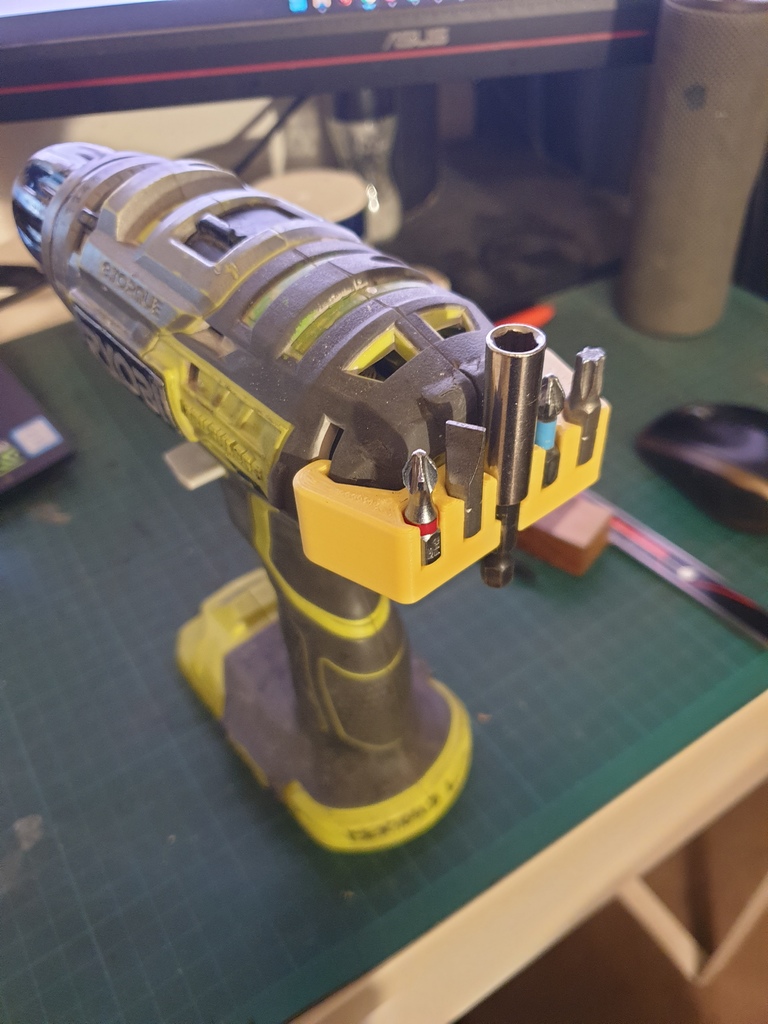 Bit holder for RYOBI Impact Driver and drill (R18ID2 & R18PDBL) by