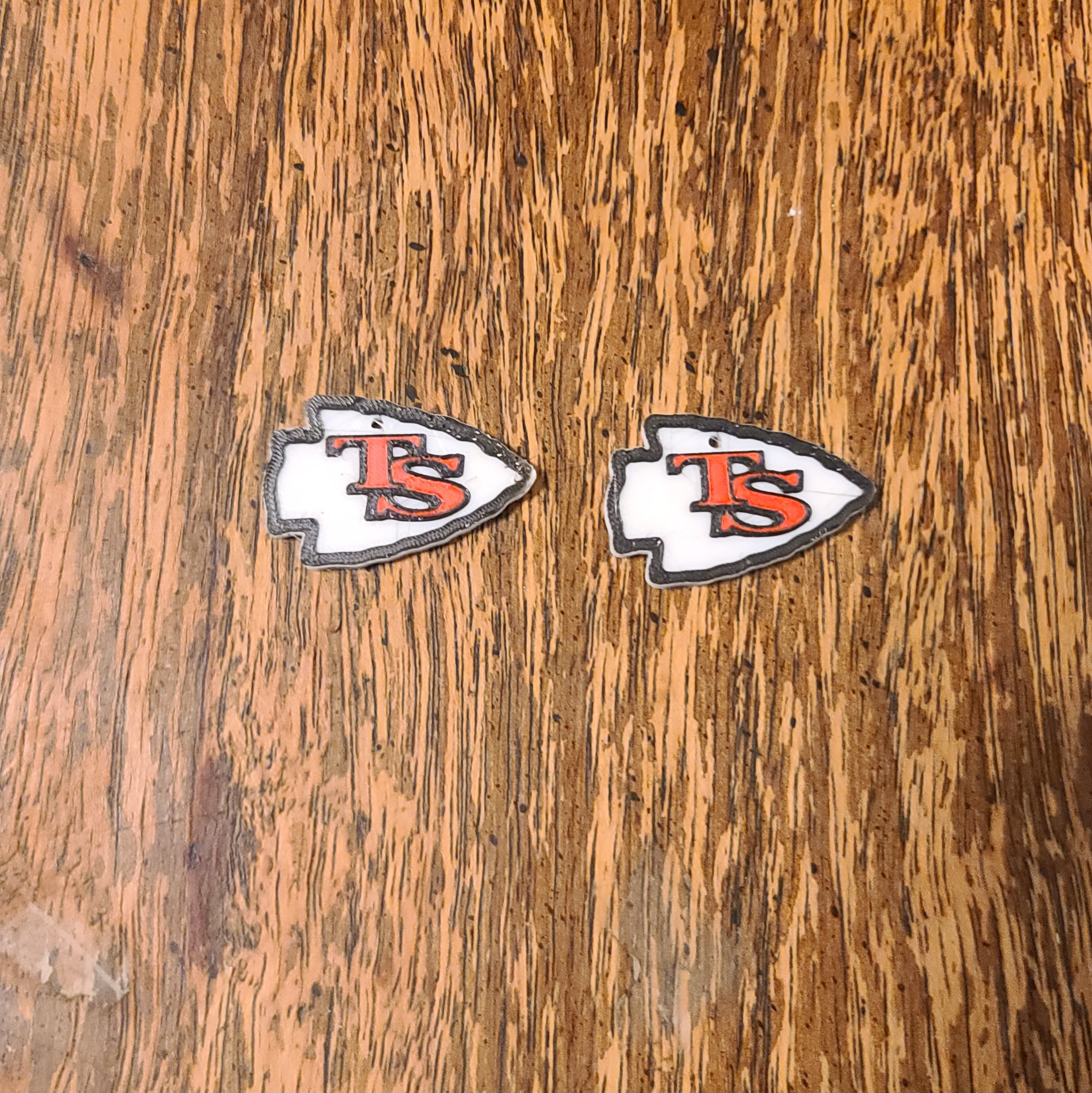 Taylor Swift Chiefs Earrings